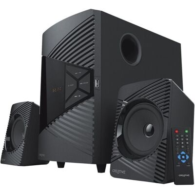 Creative trådlöst 2.1 bluetooth-högtalarsystem med subwoofer (fyndvara) Creative trådlöst 2.1 bluetooth-högtalarsystem med subwoofer (fyndvara)
