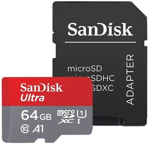 SanDisk Ultra microSDXC + SDXC 64GB (Class 10 UHS-I) SanDisk Ultra microSDXC + SDXC 64GB (Class 10 UHS-I)