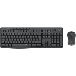 Logitech MK295 Silent trådlöst tangentbord och mus black