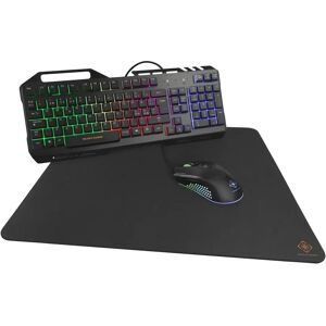 Deltaco gaming-kit med RGB-tangentbord, mus och musmatta