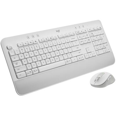 Logitech MK650 trådlöst tangentbord och mus med Logi Bolt och Bluetooth PC/MAC vit Logitech MK650 trådlöst tangentbord och mus med Logi Bolt och Bluetooth PC/MAC vit