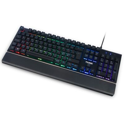 Fourze GK100 semi-mekaniskt RGB-gaming-tangentbord Fourze GK100 semi-mekaniskt RGB-gaming-tangentbord