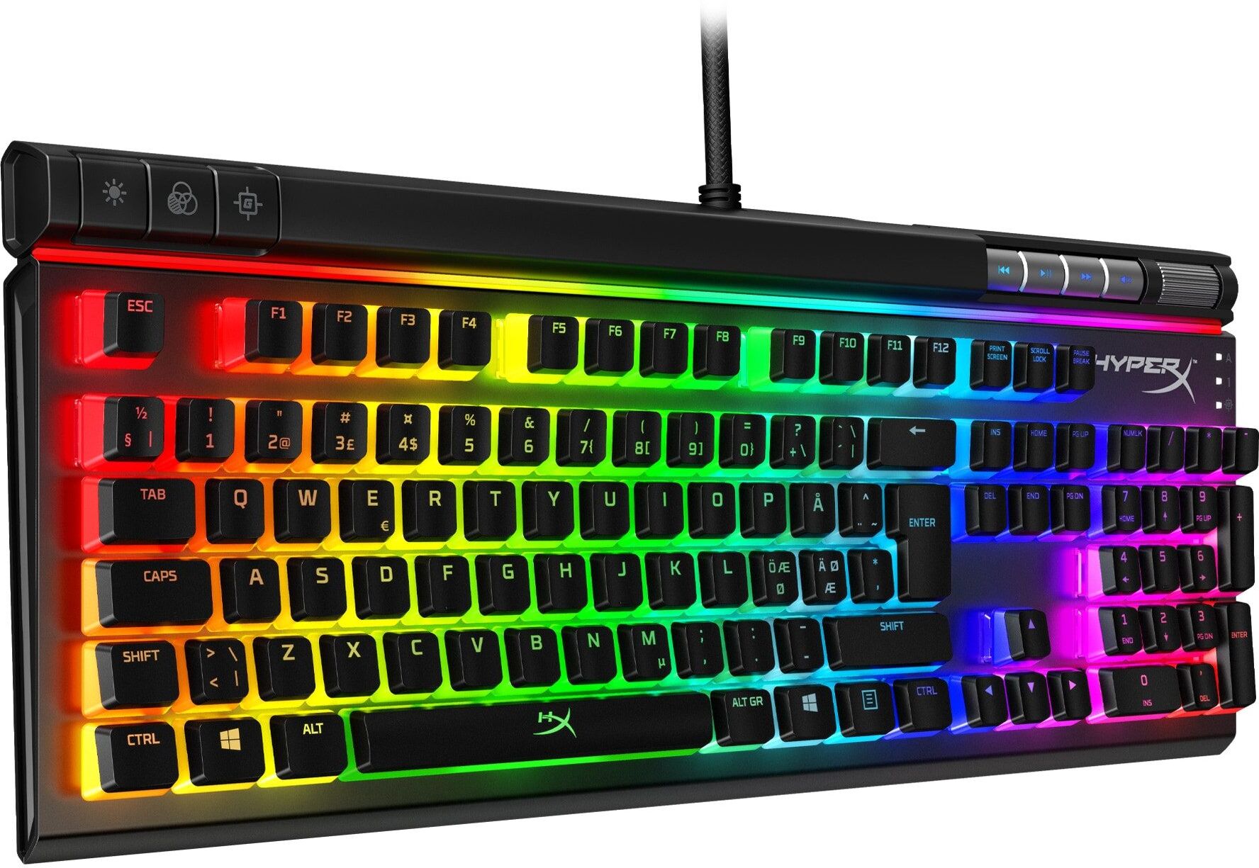 Kingston HyperX Alloy Elite 2 mekaniskt gaming-tangentbord Kingston HyperX Alloy Elite 2 mekaniskt gaming-tangentbord