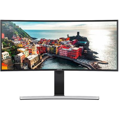 Samsung S34E790C 34" välvd skärm 3440x1440 med VA-panel Samsung S34E790C 34" välvd skärm 3440x1440 med VA-panel