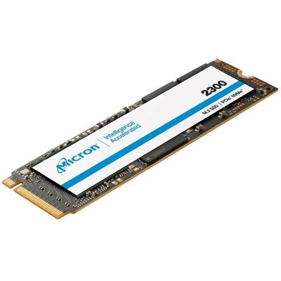 Micron 512 GB PCIe Gen 3 x4 M.2 2280 NVMe SSD-hårddisk Micron 512 GB PCIe Gen 3 x4 M.2 2280 NVMe SSD-hårddisk