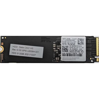 Samsung PM991 512 GB PCIe Gen 3 x4 M.2 2280 NVMe SSD-hårddisk Samsung PM991 512 GB PCIe Gen 3 x4 M.2 2280 NVMe SSD-hårddisk
