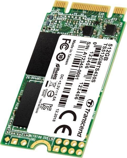 Transcend M.2 2242 SSD 512GB SATA-600 Transcend M.2 2242 SSD 512GB SATA-600