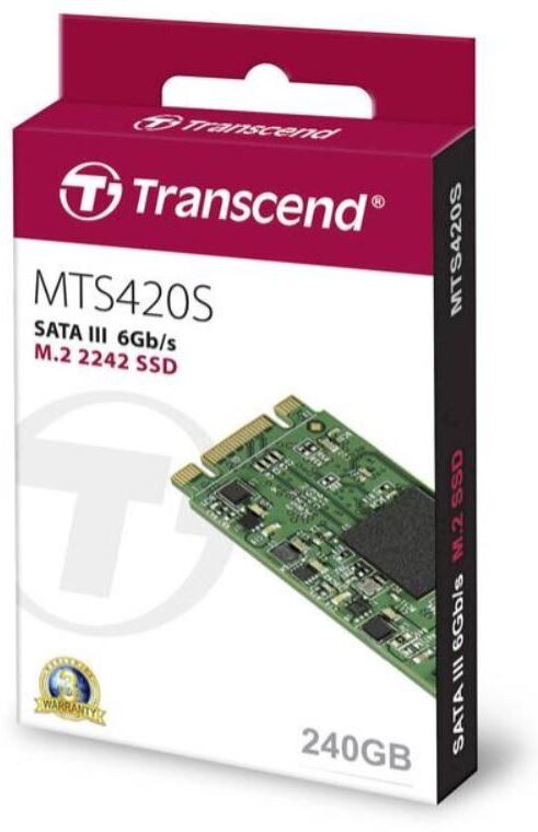 Transcend M.2 2242 SSD 240GB SATA 6Gb/s Transcend M.2 2242 SSD 240GB SATA 6Gb/s