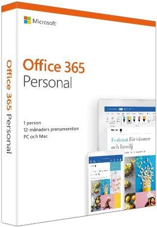 Microsoft Office 365 Personal för 1 person i 1 år Microsoft Office 365 Personal för 1 person i 1 år