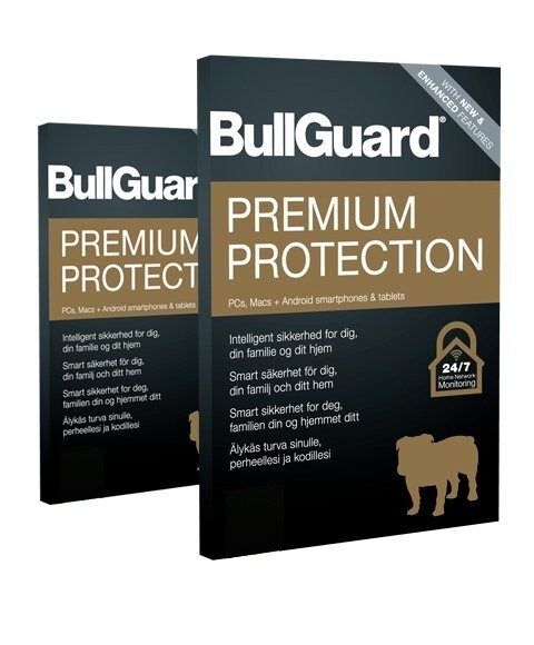 Bullguard Premium Protection 2020 5 enheter i 1 år Bullguard Premium Protection 2020 5 enheter i 1 år