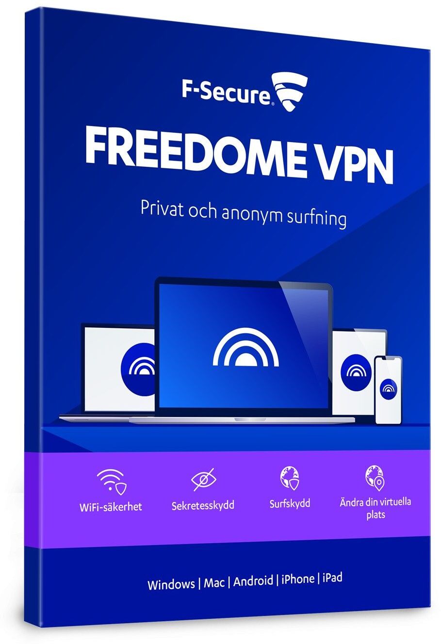 F-Secure Freedome VPN 1år 1anv F-Secure Freedome VPN 1år 1anv