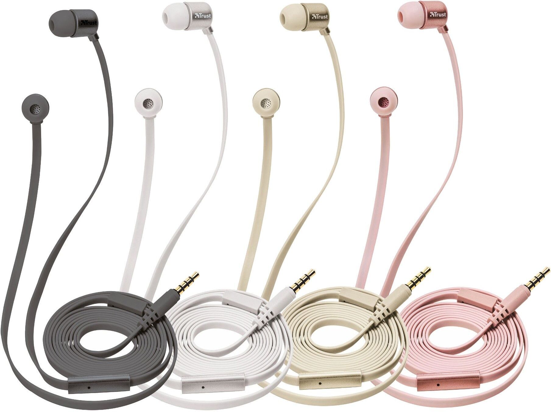 Trust Urban in-ear hörlur och mobilheadset (Svart) Trust Urban in-ear hörlur och mobilheadset (Svart)