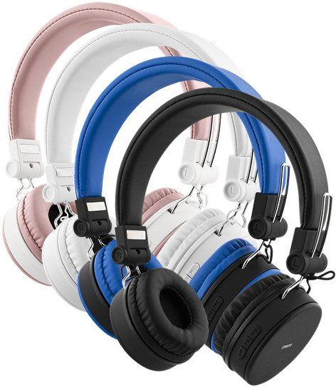 Streetz Trådlös Bluetooth-hörlur med mikrofon (Svart) Streetz Trådlös Bluetooth-hörlur med mikrofon (Svart)