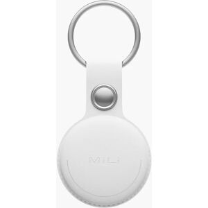 MiLi MiTag Location Finder bluetooth-tracker med fodral (vit)