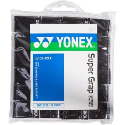 Yonex Wet Super Grap x12 Black Yonex Wet Super Grap x12 Black