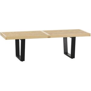 Vitra - Nelson Bench, Bredd 122 Cm - Svart, Träfärgad - Brun - Trä