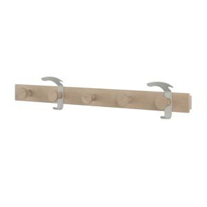 Muuto - Plank Coat Rack Oak / Grey - Grey - Beige - Klädhängare