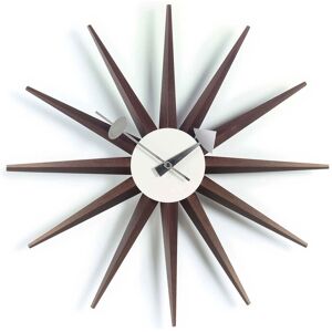 Vitra - Sunburst Clock Valnöt - Träfärgad - Träfärgad - Klockor