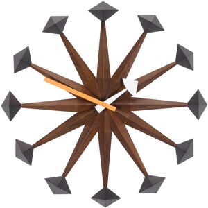 Vitra - Polygon Clock - Träfärgad - Klockor