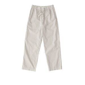 Tekla - Poplin Sleepwear Hopper Stripes, Pants Xs - Hopper Stripes - Brun,Vit - Pyjamasar