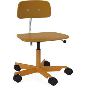 Montana - Kevi Kids 2533j Chair - 142-Amber, Quick Ship - Orange - Barnstolar - Syntetiskt