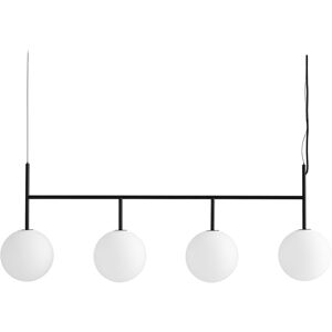 Audo Copenhagen - Tr Bulb Suspension Frame Black, Matt Opal Bulb - Svart - Pendellampor