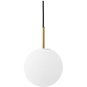 Audo Copenhagen - Tr Bulb Pendant Brushed Brass, Matt Bulb, Incl. Lightsource Led Cob E27 7,2w 1800-2700k,70lm - Brushed Brass - Guld - Pendellampor