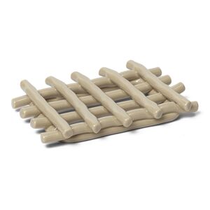 Ferm Living - Ceramic Soap Tray Cashmere - Beige - Tvålpumpar