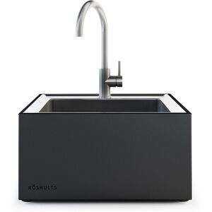 Röshults - Module Sink X Antracite, Stainless Steel - Utekök