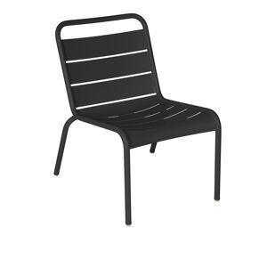 Fermob - Luxembourg Lounge Chair, Anthracite - Fåtöljer Utomhus - Metall