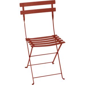 Fermob - Bistro Metal Chair - Red Ochre - Röd - Balkong- Och Cafébord - Metall