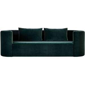 Verpan - Vp168 Sofa 3-Seater, Wood Frame, Cmhr Foam, Harald, Col. 652 - Blå - Blå - Soffor