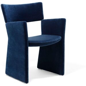 Massproductions - Crown Armchair, Fabric D, Elmo Leather Soft 1 54035 - Brun - Fåtöljer - Metall/textilmaterial