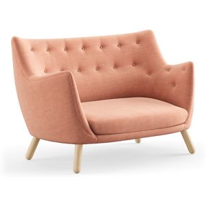 House Of Finn Juhl - Poet Sofa, Light Oiled Oak, Cat. 1 Remix 612 - False - Rosa,Träfärgad - Soffor