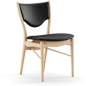 House Of Finn Juhl - 46 Chair, Oak, Leather Group 4, Elegance Black 20198 - Black - Svart - Matstolar - Läder/trä