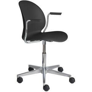 Fritz Hansen - N02-31 Recycle Black - Svart - Kontorsstolar