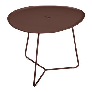 Fermob - Cocotte Low Table Russet 09 - Russet - Brun - Småbord Och Sidobord Utomhus - Metall