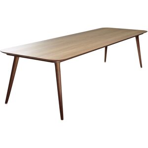 Moooi - Zio Dining Table 310, Gråbetsad Ek - Träfärgad - Matbord - Trä