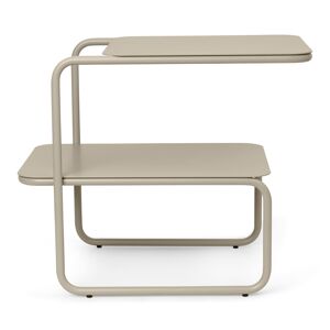 Ferm Living - Level Side Table Cashmere - Beige - Sidobord - Metall