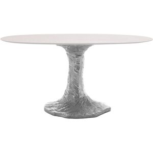 Gervasoni - Next 132 - White Carrara Marble - Vit - Matbord - Metall/sten