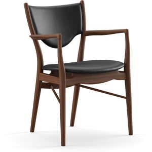 House Of Finn Juhl - 46 Armchair, Walnut, Hallingdal 65 0123 - Grå, Träfärgad - Träfärgad,Grå - Matstolar - Trä/textilmaterial