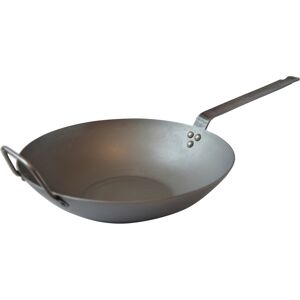 Mauviel - Wok Pan Sheet Iron - Grå - Stekpannor