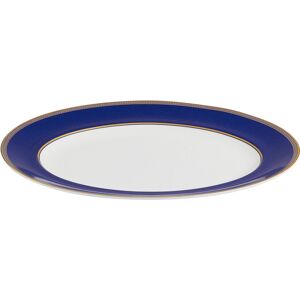 Wedgwood - Renaissance Gold Oval Dish - Blå - Blå - Uppläggningsfat