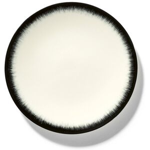 Serax - Plate Dé White/black Var 3 - White, Black - Svart,Vit - Assietter