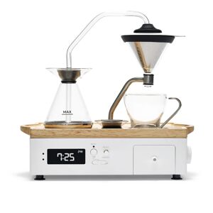 Joy Resolve - Barisieur Tea & Coffee Alarm Clock - White, 200 Ml - White - Vit - Kaffemaskiner Och Kaffebryggare