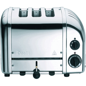 Dualit - Toaster Classic 3 Slice Chrome - Polished - Silver - Brödrostar