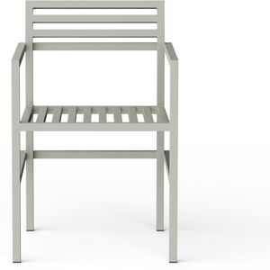 Nine - 19 Outdoors - Dining Arm Chair Grey - Grå - Metall