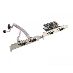 Lanberg Extension Card Pci-Express 4 X Db9/com