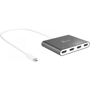 J5create Usb-C Till 4-Port Hdmi Multi-Monitor Adapter