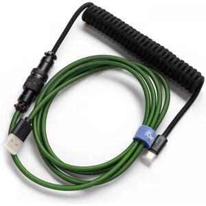 Ducky Premicord Pine Green - Coiled Cable